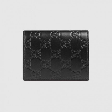 Gucci Signature card case black 410120