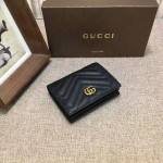 Gucci GG Marmont card case in Black 443125