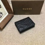 Gucci GG Marmont card case in Black 443125