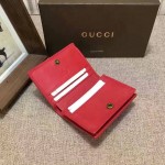 Gucci GG Marmont card case in Red 443125