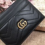 Gucci GG Marmont card case Black 443127