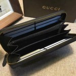 Gucci GG Marmont zip around wallet in Black 443123