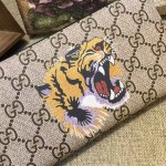 Gucci Tiger print GG Supreme zip around wallet 451273