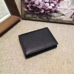 Gucci Leather card case in Black 456126