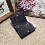 Gucci Leather card case in Black 456126