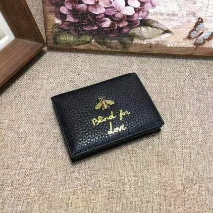 Gucci Animalier card case in Black 460185