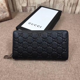 Gucci Signature zip around wallet 473928-1000