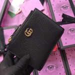 Gucci GG Marmont leather wallet black 474747