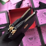 Gucci GG Marmont leather wallet black 474747