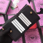 Gucci GG Marmont leather wallet black 474747